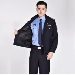保安工作服春秋套装物业安保制服春秋季长袖门卫执勤保安服男女