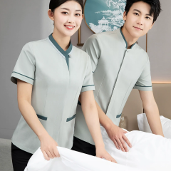 保洁服短袖夏装女家政物业清洁医院工作服酒店宾馆客房服装定制男